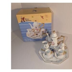 Peter Rabbit Beatrix Potter Jemima Puddleduck Tea Set